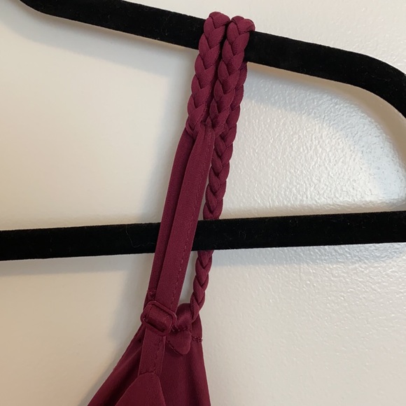 RW&Co. Raspberry Bubble-Hem Dress - Picture 4 of 4